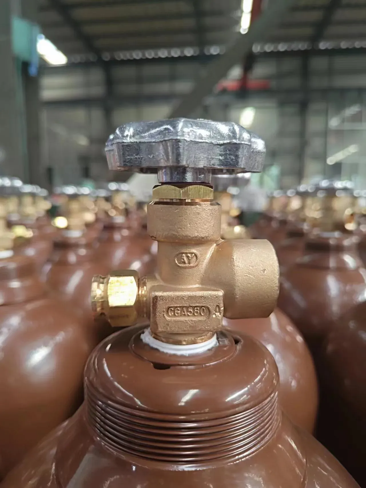 cylinder valve close-up