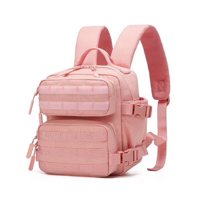 Custom 9L Tactical Backpack – Mini MOLLE Daypack for Camping and Hiking (view 2) — custom tactical backpack by Kaishi Bag Factory