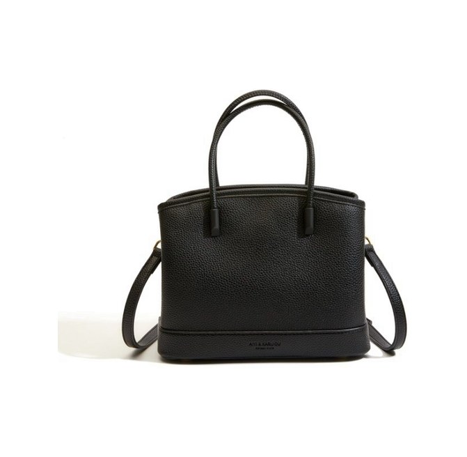 PU Leather Mini Tote Bag – Structured Handbag with Gold Buckle & Adjustable Strap — custom bag manufacturing by Kaishi Bag Factory