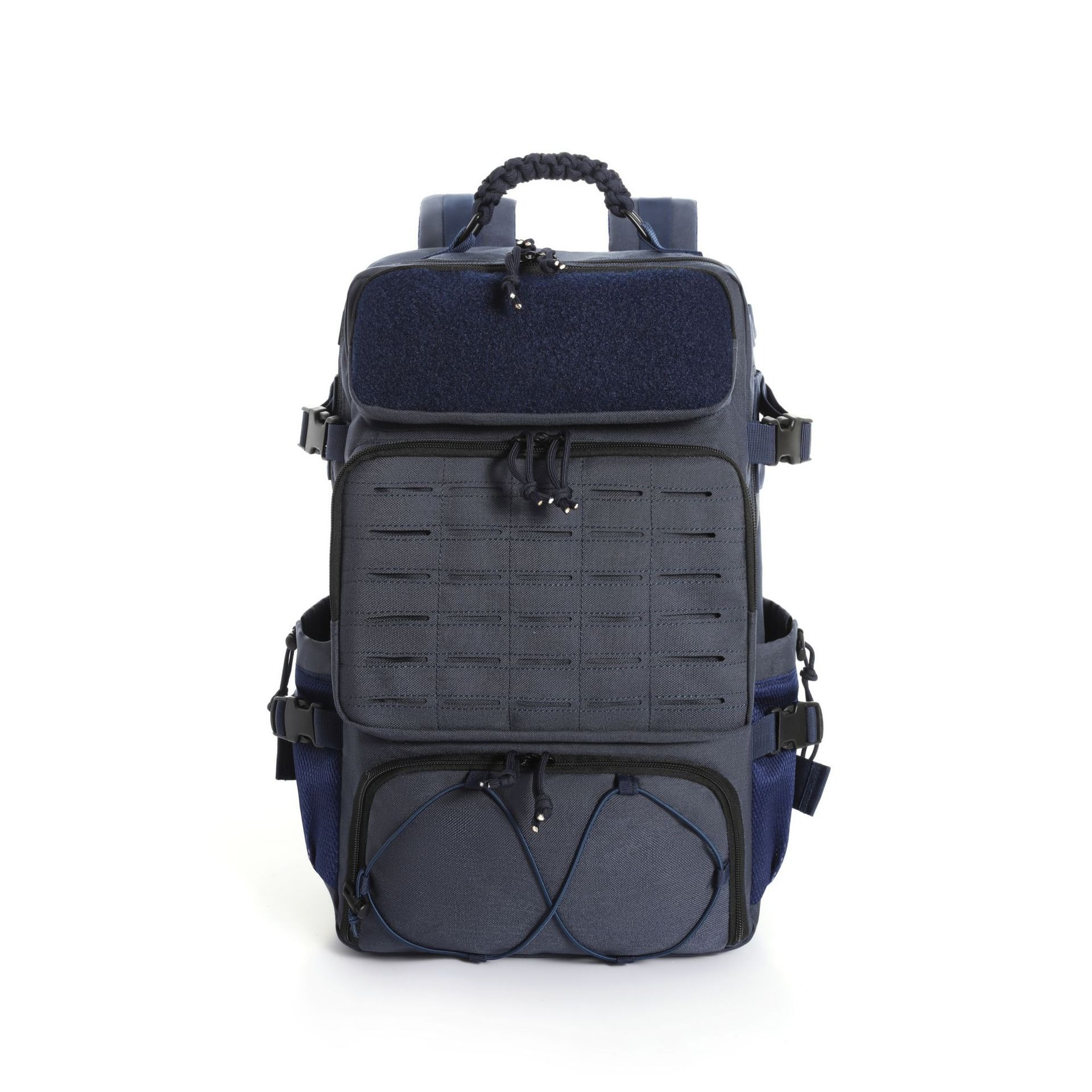 Custom Tactical Backpack 35L – MOLLE Storage Backpack with Zip Compartments (view 3) — custom tactical backpack by Kaishi Bag Factory