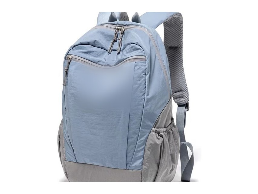 Custom Lightweight Daypack – Casual Backpack with Side Pockets (view 3) — custom backpack by Kaishi Bag Factory