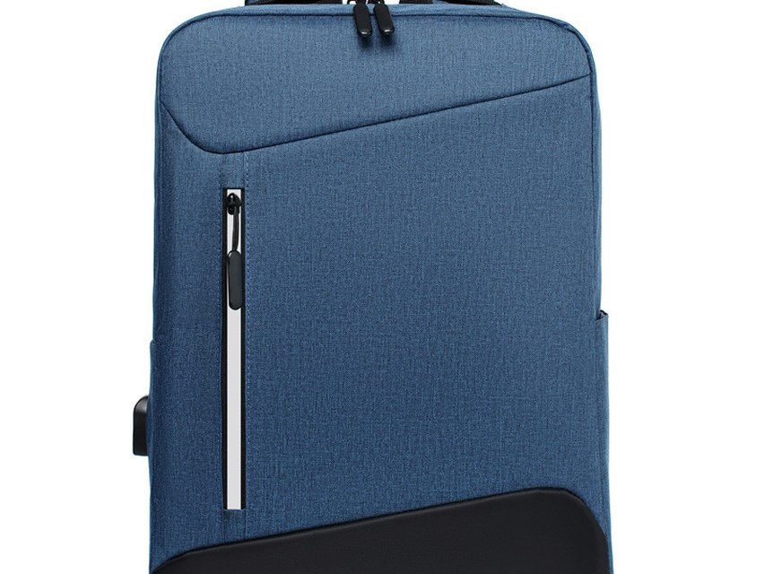 Custom Laptop Backpack – Slim Minimalist Commuter Backpack (view 3) — custom laptop backpack by Kaishi Bag Factory