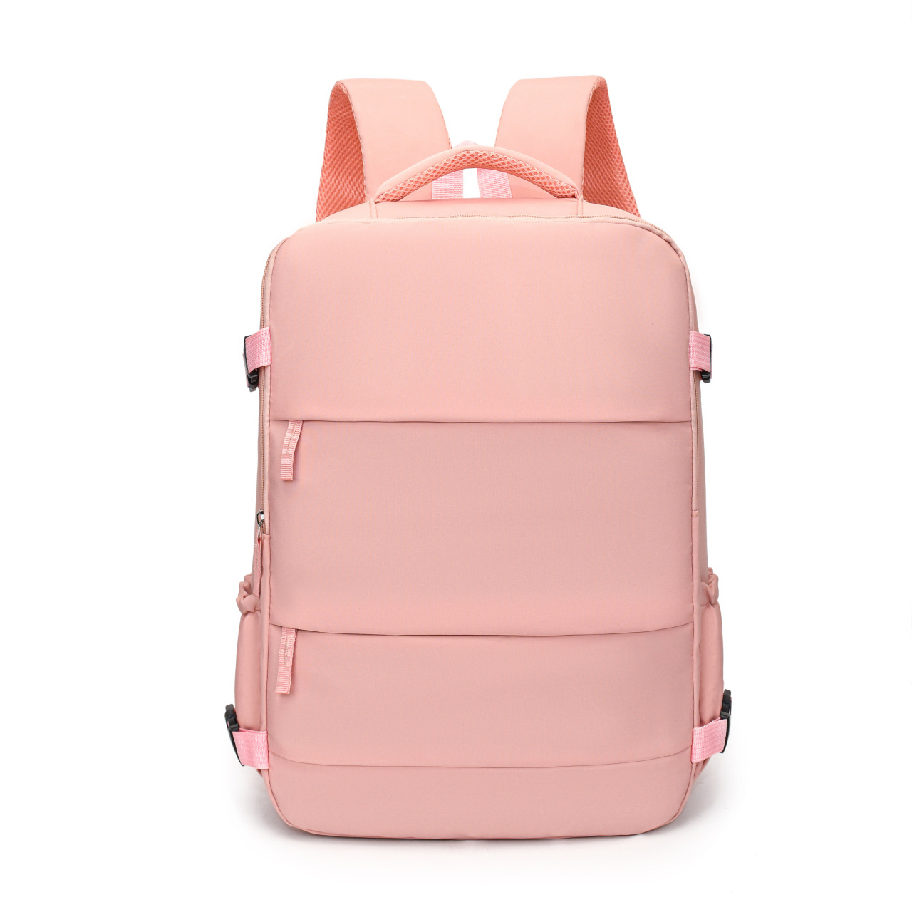 Custom Laptop Backpack – Colourful Daypack with Front Zip Pocket — custom laptop backpack manufacturing by Kaishi Bag Factory