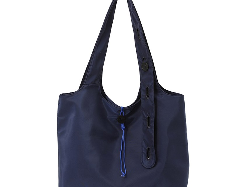 Custom Nylon Tote Bag – Drawstring Shoulder Tote for Daily Use — custom bag manufacturing by Kaishi Bag Factory