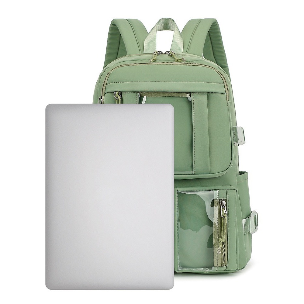 Custom School Backpack – Casual Laptop Daypack for School and Travel (view 3) — custom school backpack by Kaishi Bag Factory