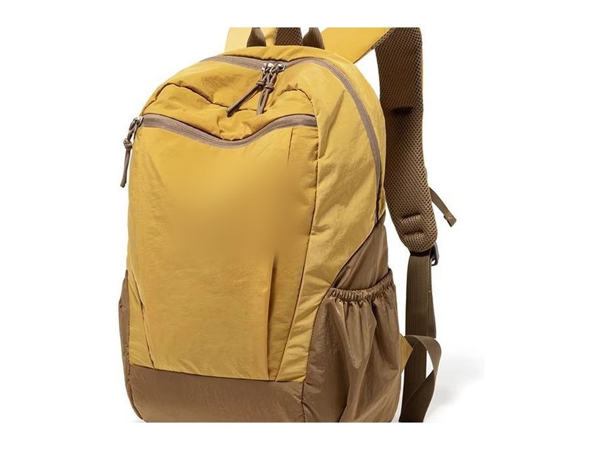 Custom Lightweight Daypack – Casual Backpack with Side Pockets (view 4) — custom backpack by Kaishi Bag Factory