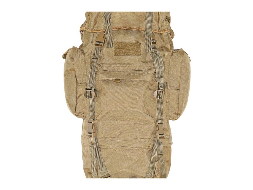 Custom Tactical Backpack 65L – MOLLE Military Rucksack with Detachable Pouch (view 5) — custom tactical backpack by Kaishi Bag Factory