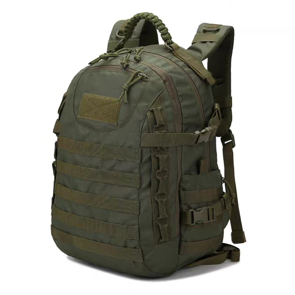 Custom Tactical Backpack – MOLLE Camo Assault Pack with Hydration Compatibility (view 3) — custom tactical backpack by Kaishi Bag Factory