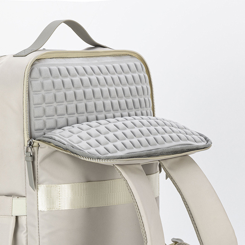 Custom Laptop Backpack – Slim Sleeve Backpack with Cushioned Back Panel (view 2) — custom laptop backpack by Kaishi Bag Factory