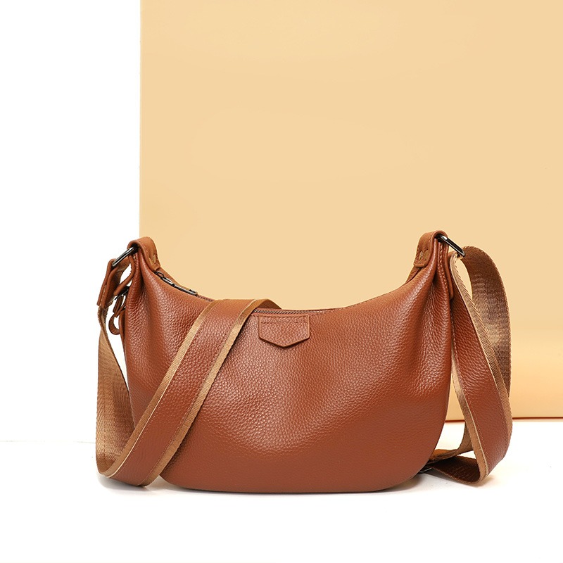 Custom Slouchy Leather Hobo Bag – Soft Shoulder Bag with Twin Straps — custom leather bag manufacturing by Kaishi Bag Factory