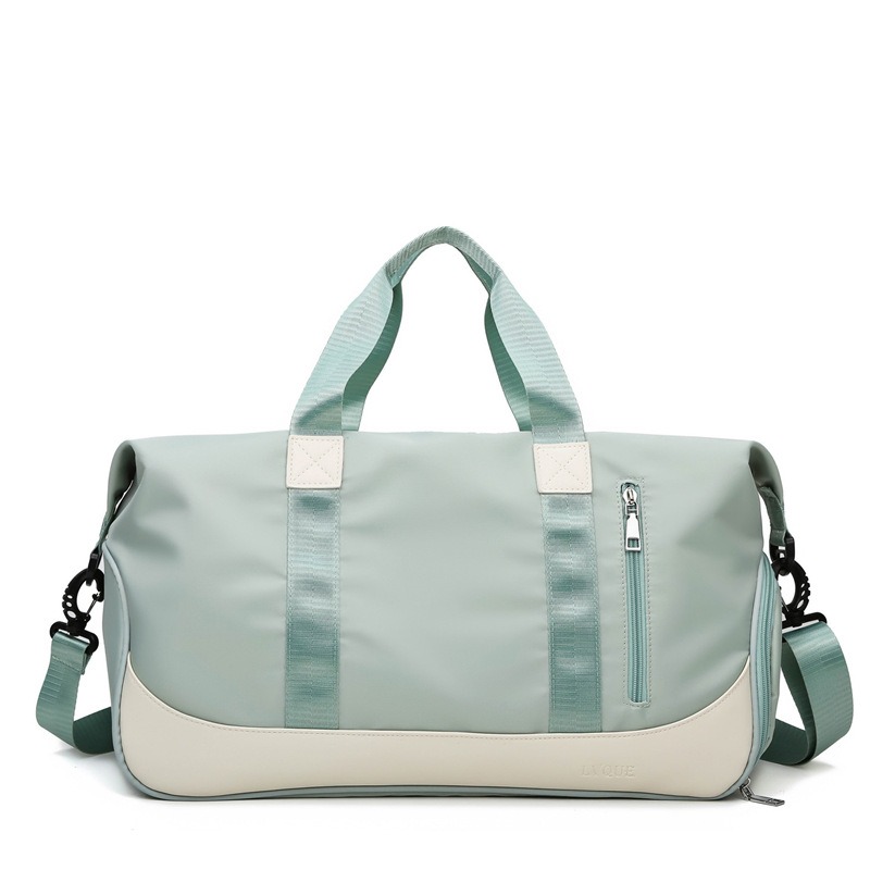 Custom Canvas Weekender Bag – Large Travel Duffle (view 4) — custom yoga bag manufacturing by Kaishi Bag Factory