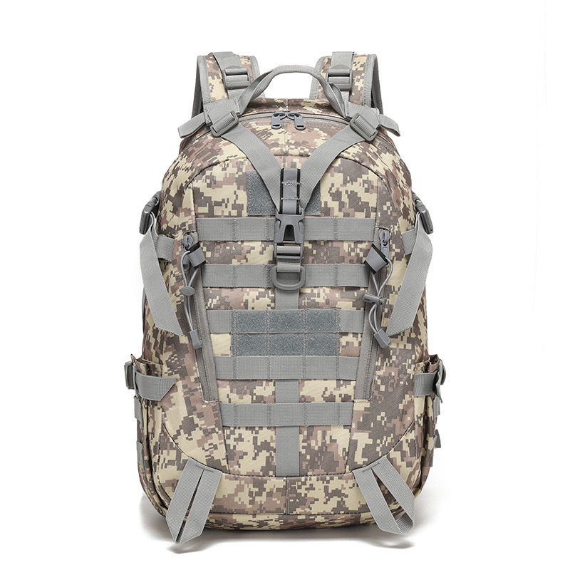 Custom Outdoor Backpack – Lightweight Hiking Pack with Reflective Strip (view 4) — custom tactical backpack by Kaishi Bag Factory