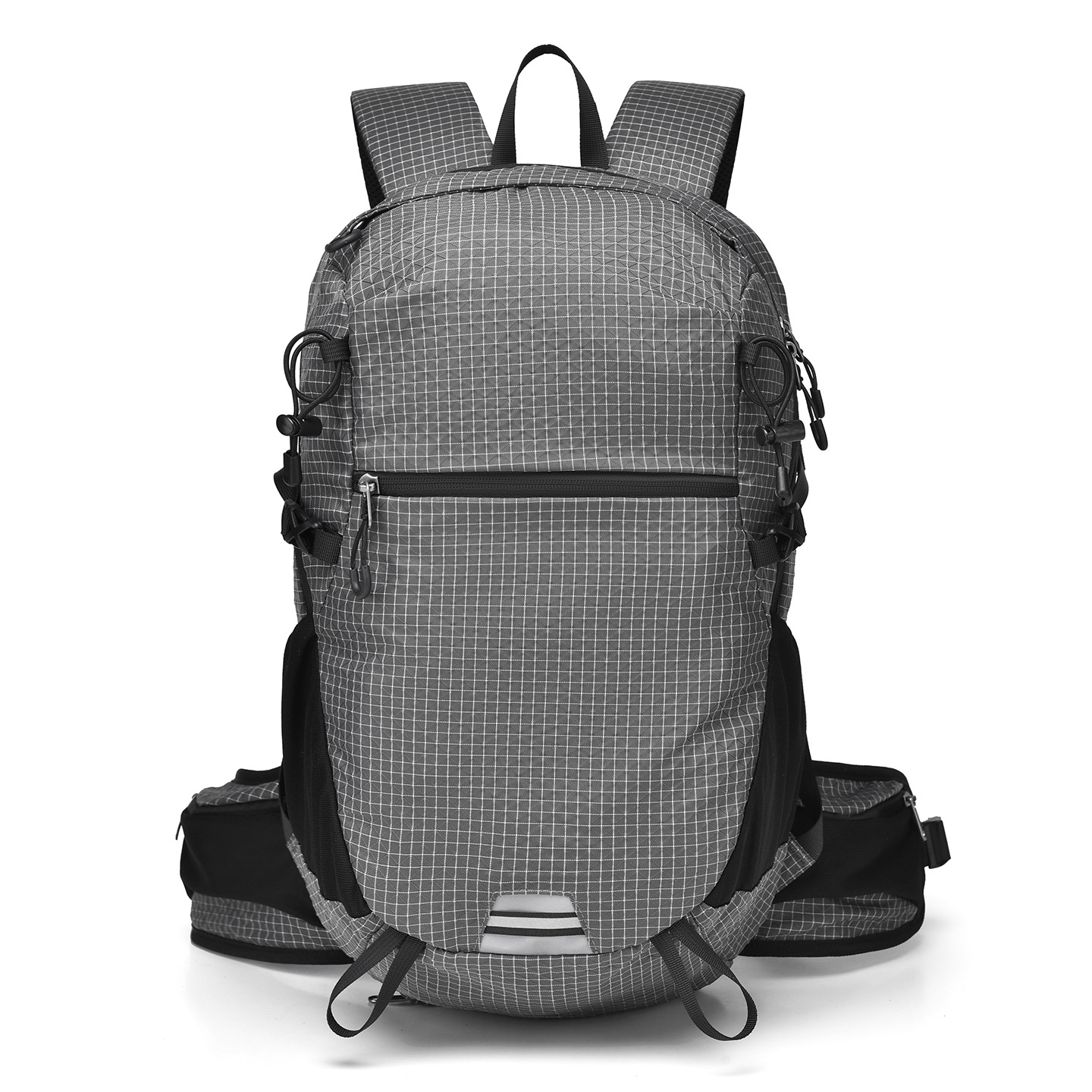 Custom Hiking Daypack – Lightweight Outdoor Backpack with Bungee Cord (view 5) — custom outdoor backpack by Kaishi Bag Factory