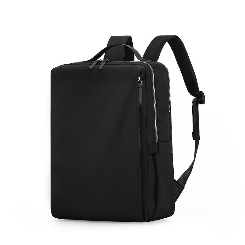 Custom Laptop Backpack – Slim Sleeve Backpack with Cushioned Back Panel (view 3) — custom laptop backpack by Kaishi Bag Factory