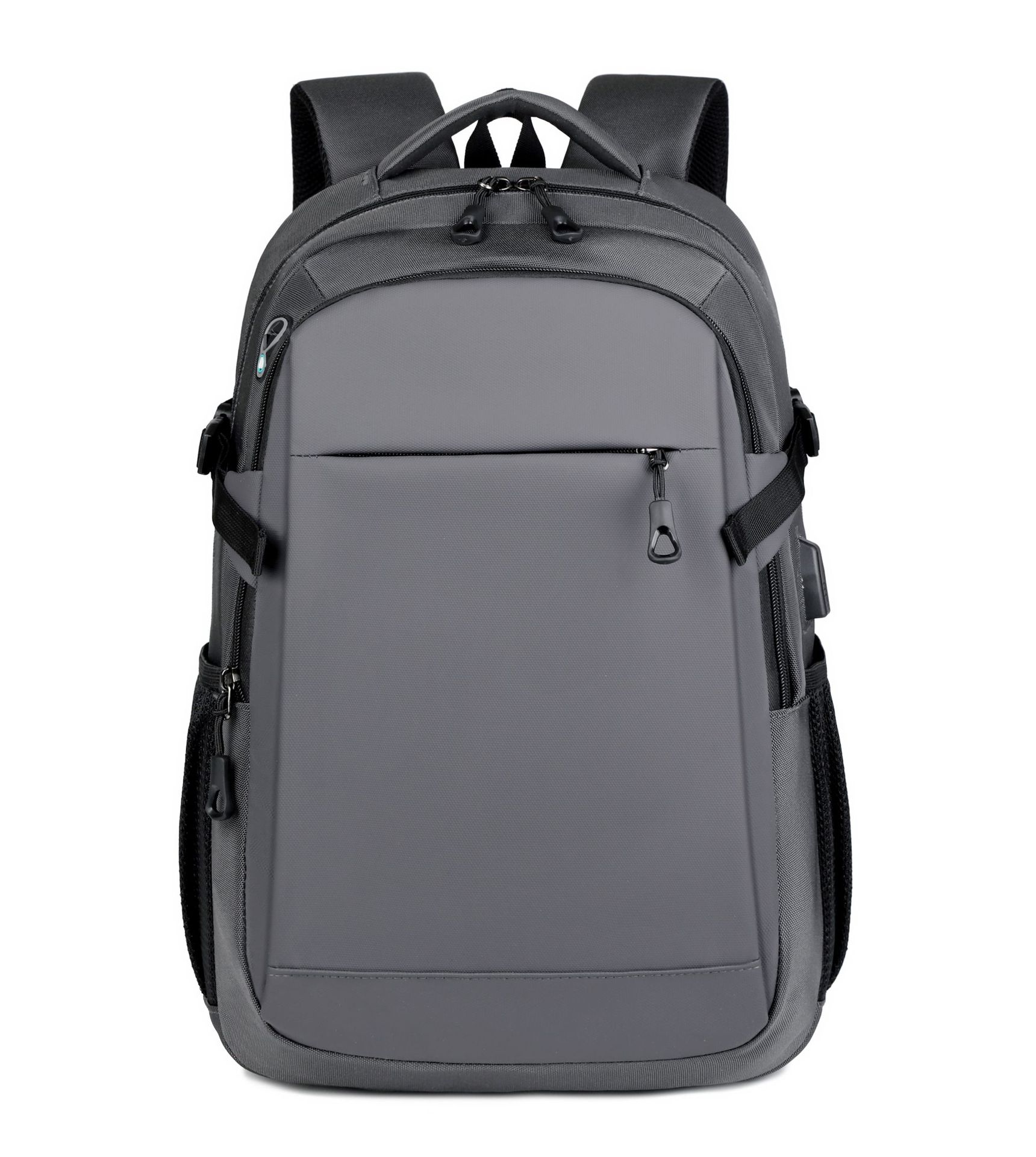 Custom Laptop Backpack – Commuter Backpack with Multi-Pocket Layout (view 2) — custom laptop backpack by Kaishi Bag Factory