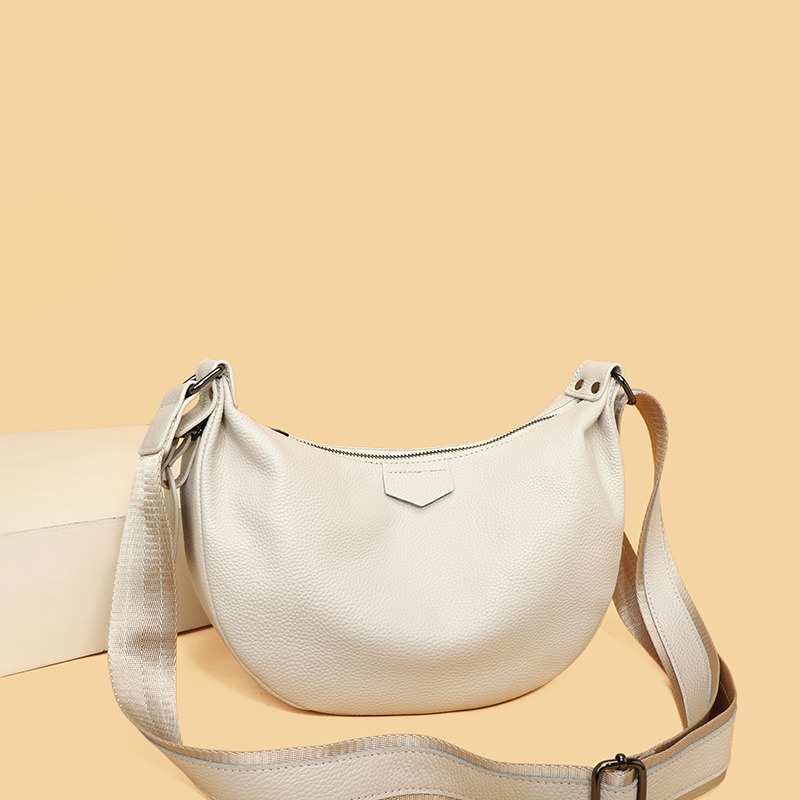 Custom Slouchy Leather Hobo Bag – Soft Shoulder Bag with Twin Straps (view 4) — custom leather bag manufacturing by Kaishi Bag Factory
