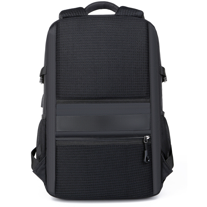 Custom Laptop Backpack – Commuter Backpack with Multi-Pocket Layout (view 3) — custom laptop backpack by Kaishi Bag Factory
