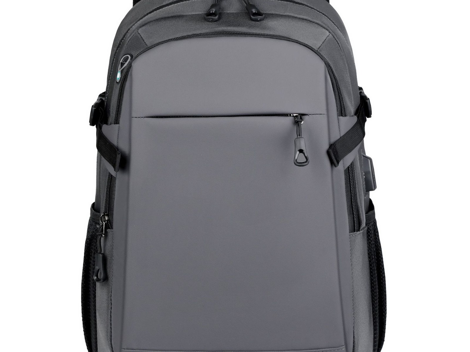 Custom Laptop Backpack – Commuter Backpack with Multi-Pocket Layout (view 2) — custom laptop backpack by Kaishi Bag Factory