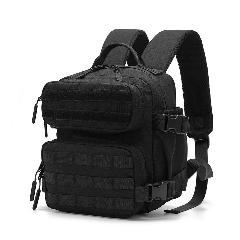 Custom 9L Tactical Backpack – Mini MOLLE Daypack for Camping and Hiking (view 4) — custom tactical backpack by Kaishi Bag Factory