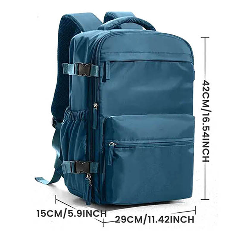 Custom Compression Laptop Backpack – Expandable Travel Backpack — custom laptop backpack manufacturing by Kaishi Bag Factory