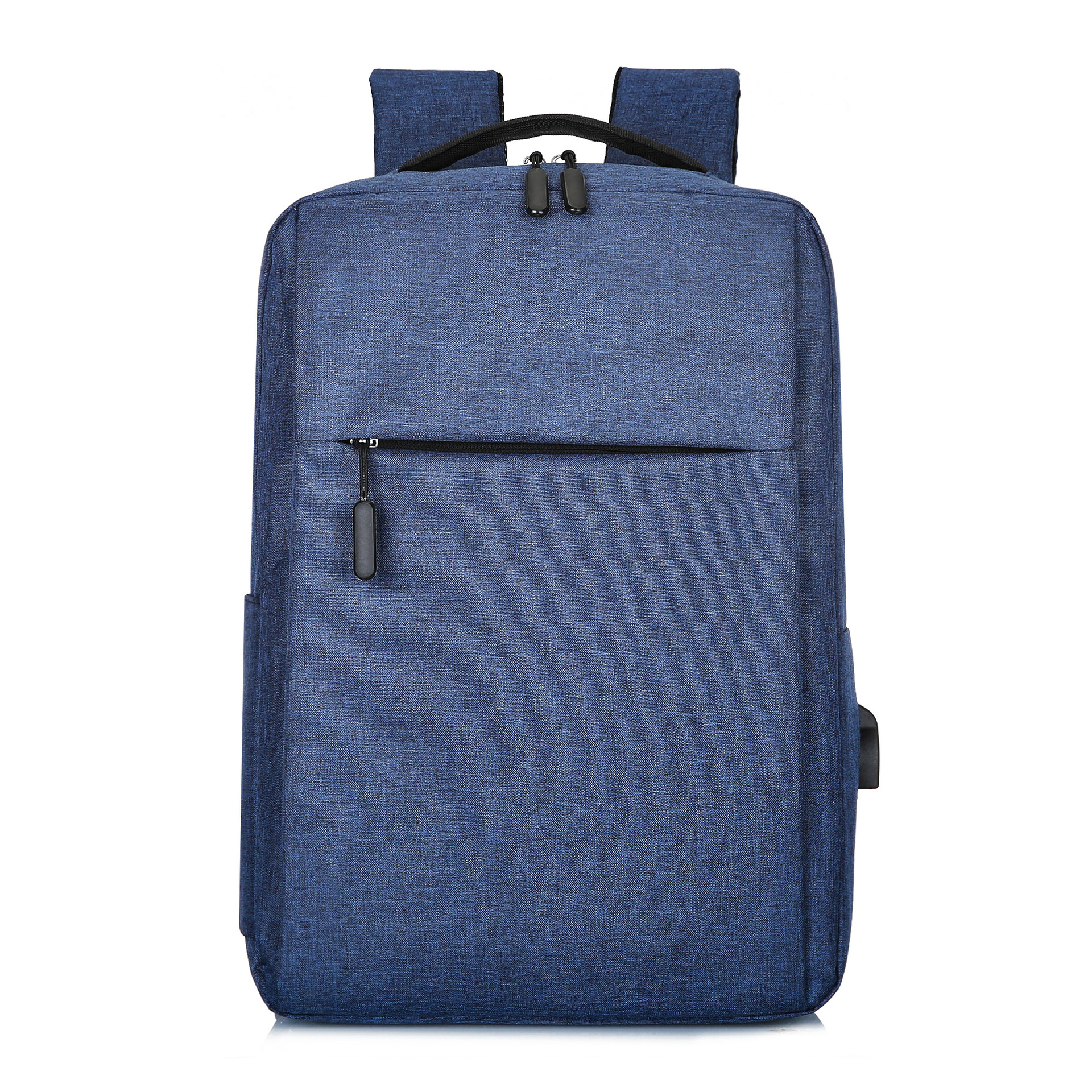 Custom Laptop Backpack – Minimalist Daypack with Side Pockets (view 3) — custom laptop backpack by Kaishi Bag Factory