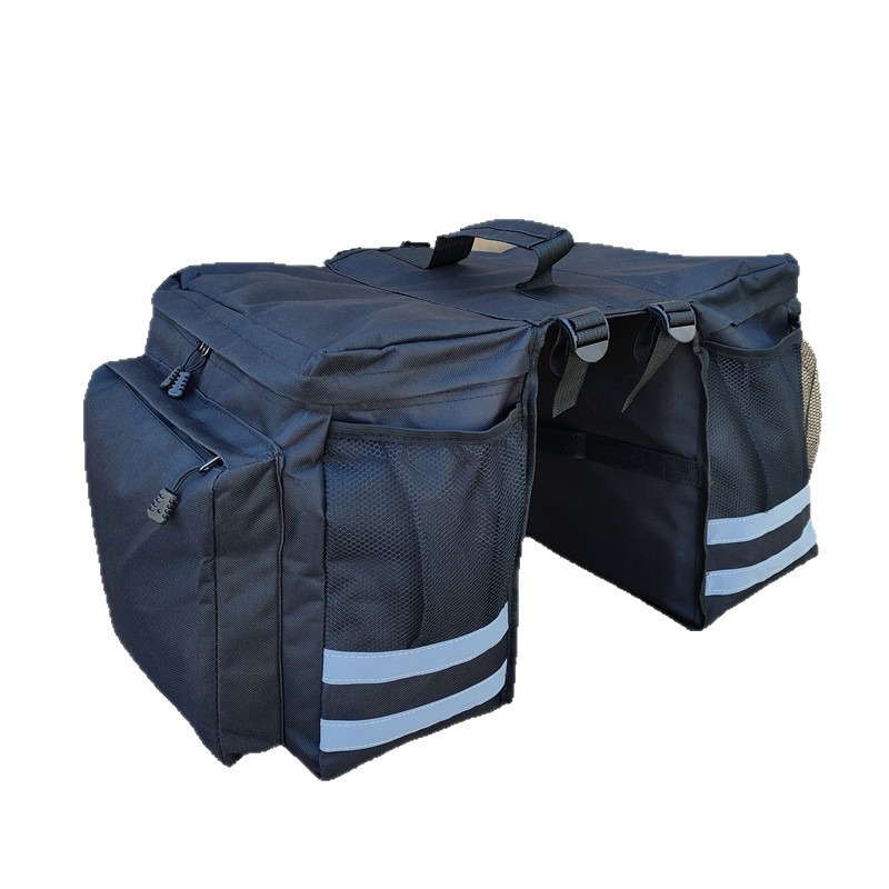 Custom Bike Pannier Bag – Rear Rack Cargo Bag with Rain Cover — custom cycling bag manufacturing by Kaishi Bag Factory