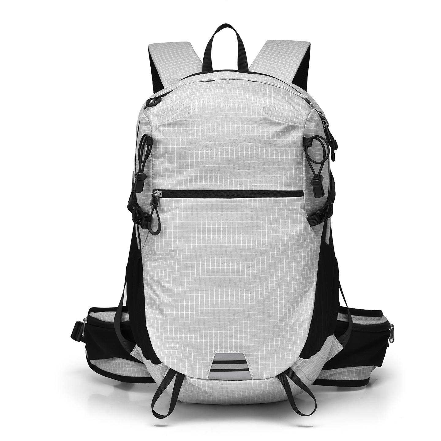 Custom Hiking Daypack – Lightweight Outdoor Backpack with Bungee Cord (view 4) — custom outdoor backpack by Kaishi Bag Factory