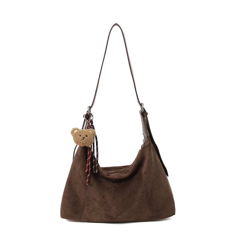 Custom Leopard Print Shoulder Bag – Soft Slouchy Hobo Bag (view 2) — custom bag manufacturing by Kaishi Bag Factory