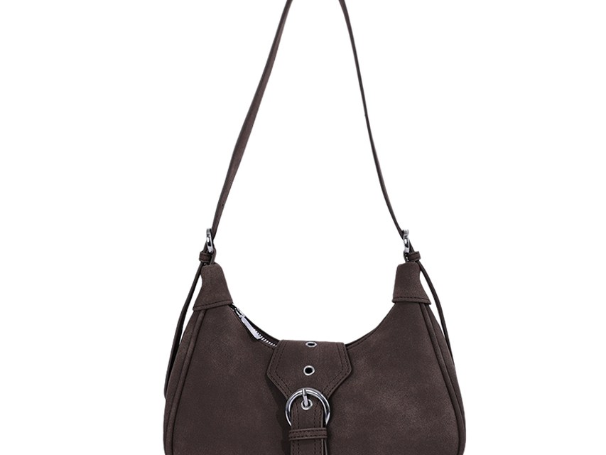 Custom Suede-Look Hobo Bag – Soft Shoulder Bag with Metal Ring — custom bag manufacturing by Kaishi Bag Factory