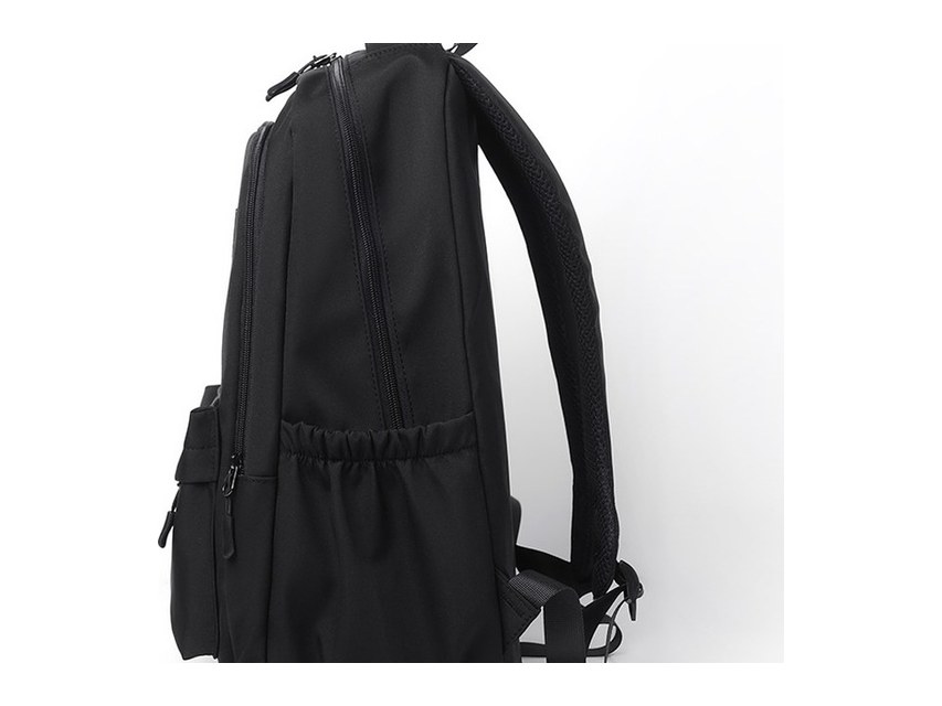 Custom Casual Backpack – Daily Daypack with Front Pocket and Patch (view 5) — custom backpack by Kaishi Bag Factory