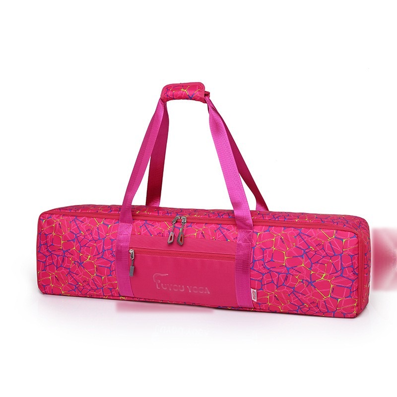 Custom Yoga Mat Bag – Water-Resistant Cylinder Carrier (view 6) — custom yoga bag manufacturing by Kaishi Bag Factory