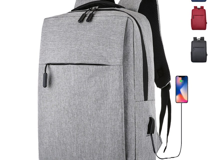 Custom Laptop Backpack – Minimalist Daypack with Side Pockets — custom laptop backpack manufacturing by Kaishi Bag Factory