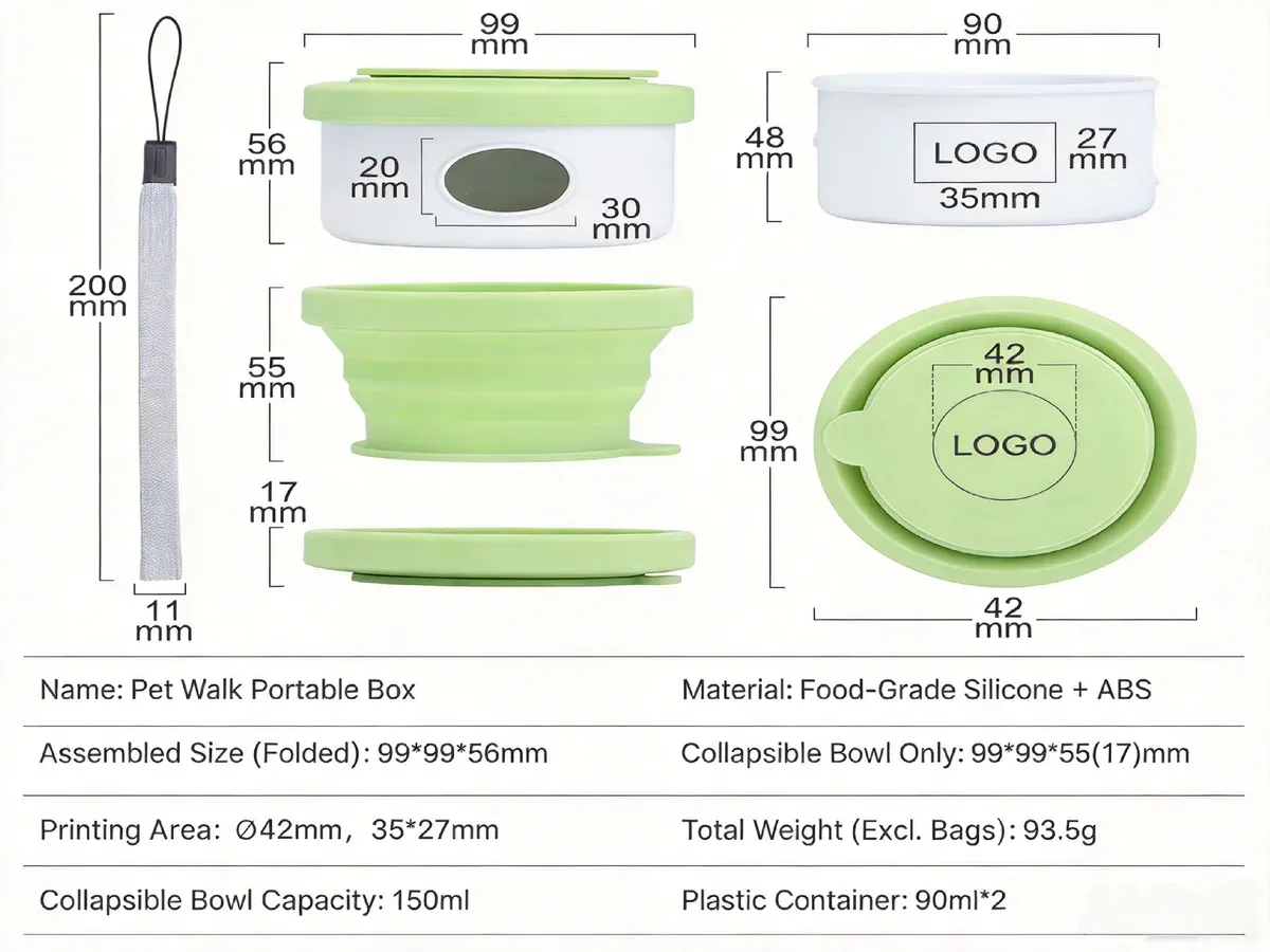 3-in-1 pet feeder product views