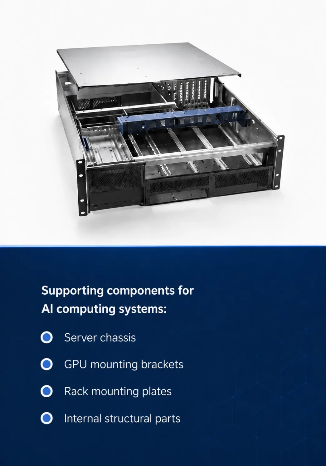 Custom AI Server Mechanical Components