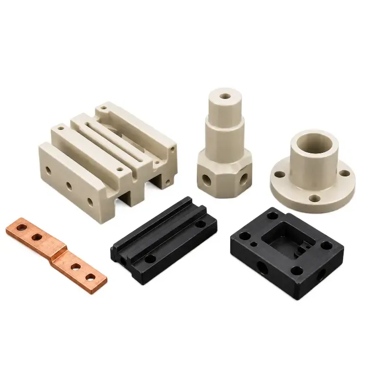 CNC machined engineering plastic insulator and spacer for AI server assembly