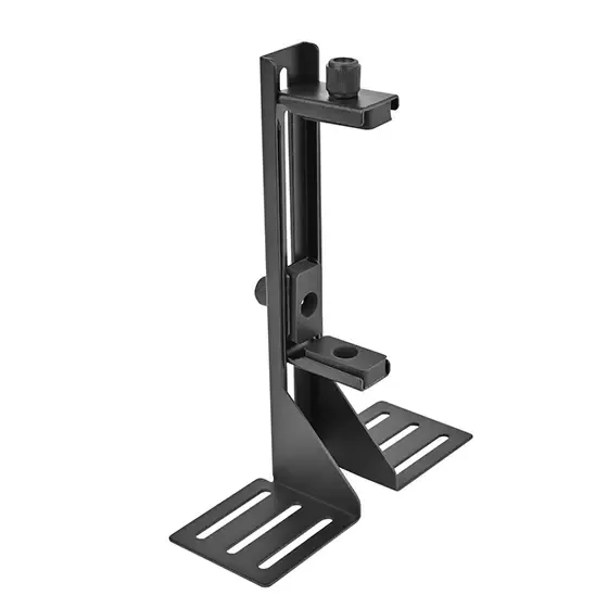 CNC machined aluminum GPU accelerator mounting bracket for AI server hardware