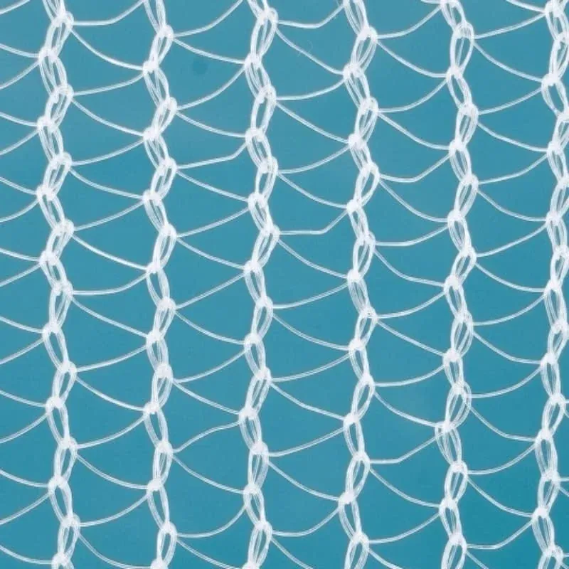 White knitted mesh