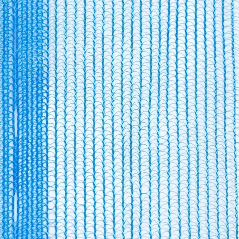 Blue knitted mesh