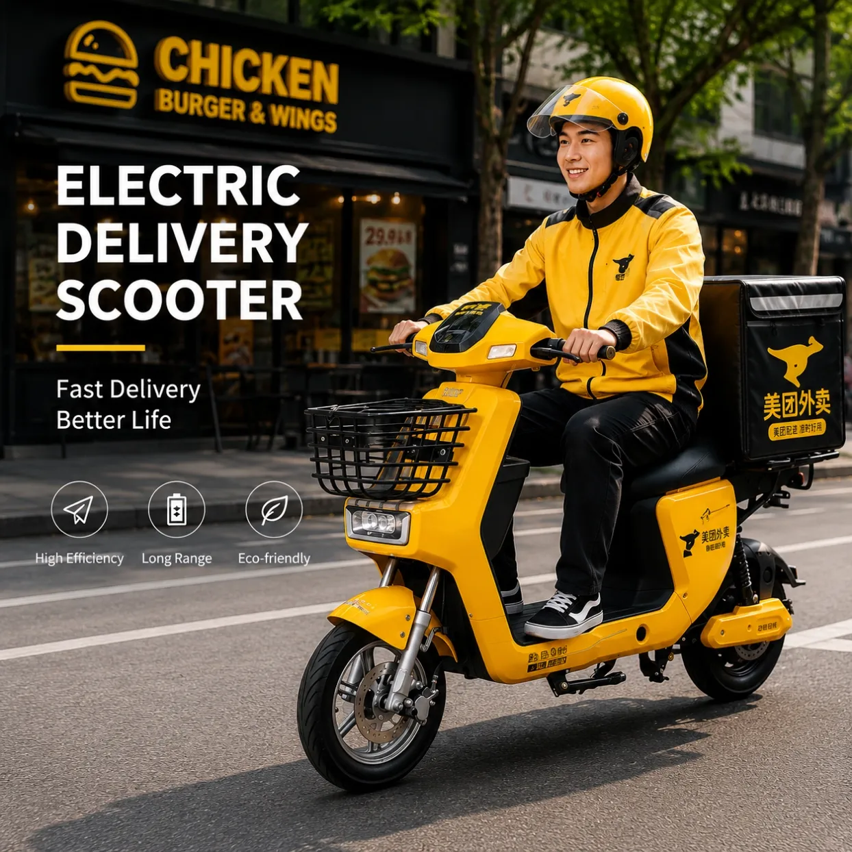 food delivery scooter