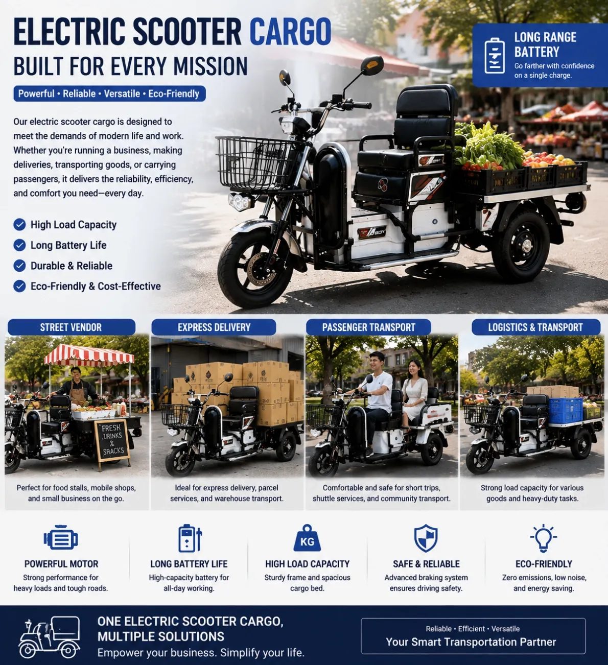electric cargo scooter