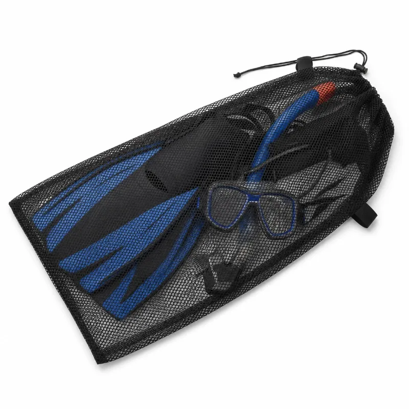Dive Mesh Bag with Snorkel Gear.webp