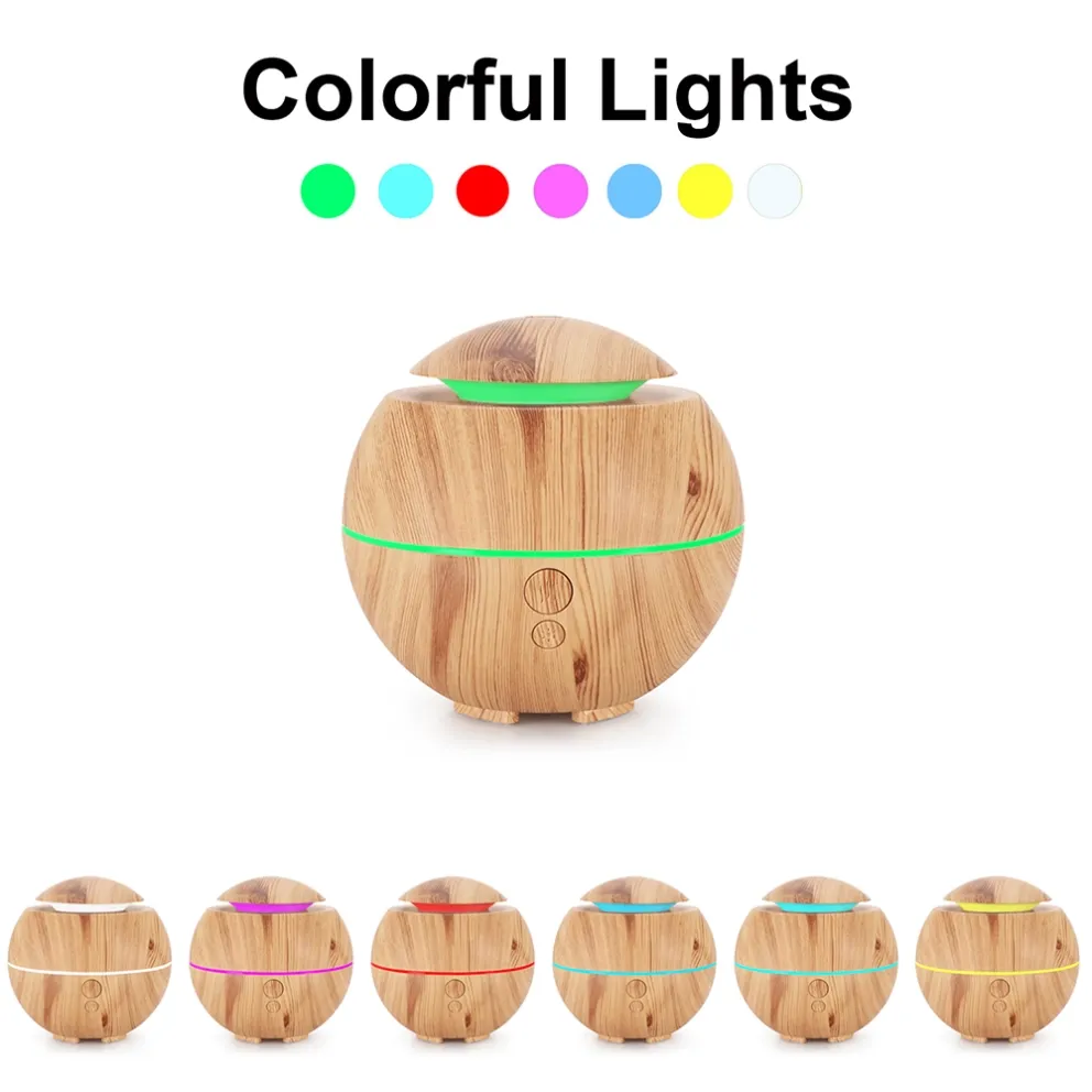 AM188 180ml wooden USB aromatherapy diffuser