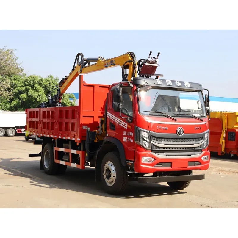 Truck-Mounted Log Grab on Dongfeng Huashen DV3 — 6.8 m Boom, Rigid-Linked — photo 5