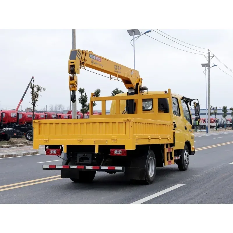 Truck-mounted crane on CLW chassis, 4T — photo 3 of 6