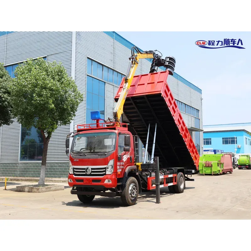 Truck-Mounted Log Grab 4x4 on SINOTRUK Wangpai — 7.5 m Boom, 4+3 Clamshell Grab — photo 6