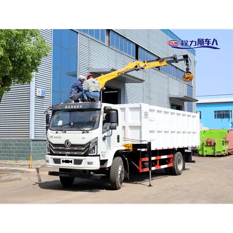 Truck-Mounted Log Grab on Dongfeng D1S — 4 t Folding Boom — photo 4