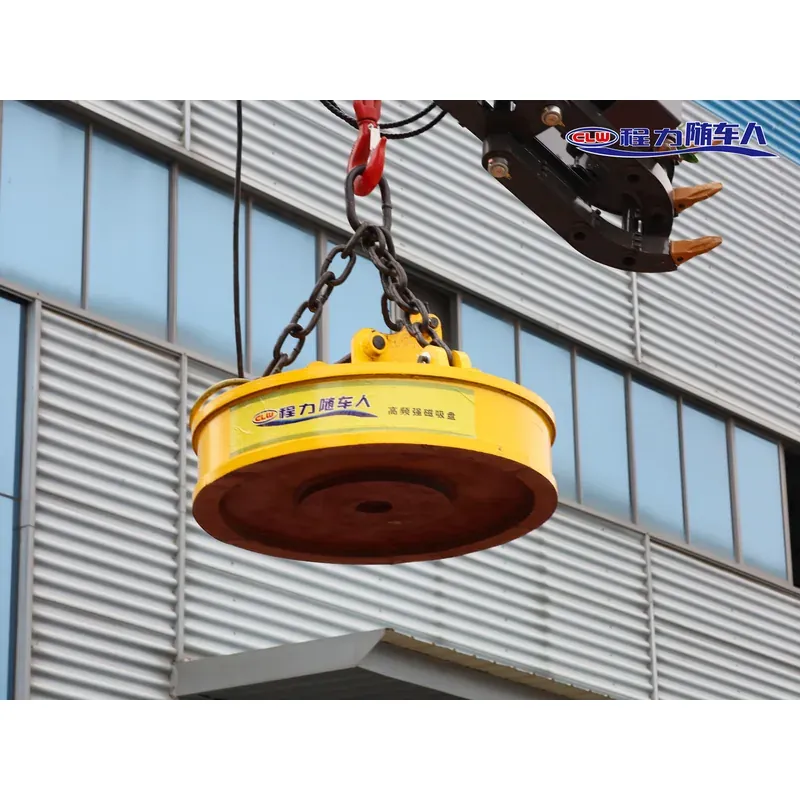 Truck-Mounted Scrap Grab with Magnet on Dongfeng D7V 8x4 — 14 t — photo 6