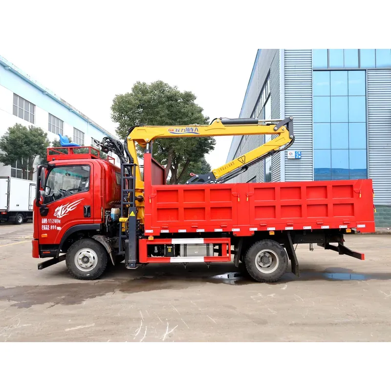 Truck-Mounted Log Grab with Winch on SINOTRUK Wangpai — 7.5 m Boom, 3+2 Grab — photo 3