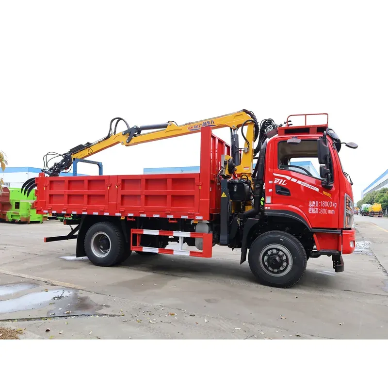 Truck-Mounted Log Grab 4x4 on Dongfeng D1L — 7.5 m Boom, 3+2 Grab — photo 5