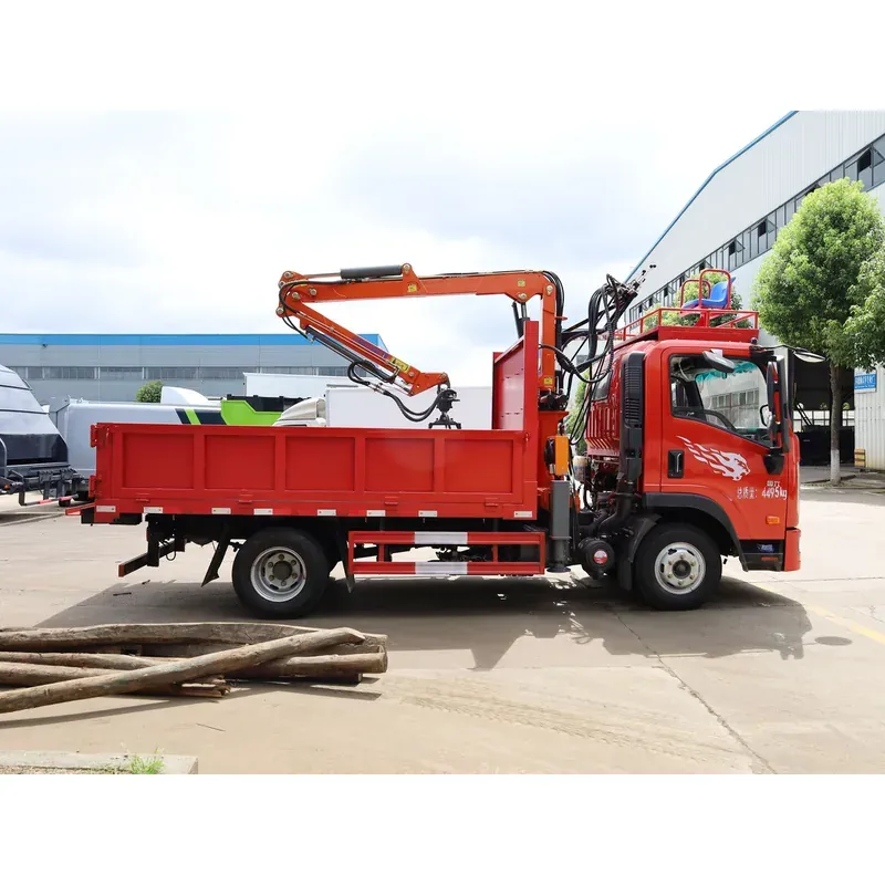 Truck-Mounted Log Grab on SINOTRUK Wangpai — 4.8 m Boom, 2+2 Flat-Jaw — photo 2